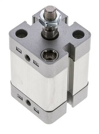 ISO 21287 Compact Double Acting Cylinder 25-20mm - Magnetic - Male Rod