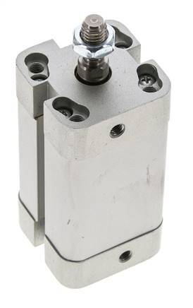 ISO 21287 Compact Double Acting Cylinder 25-37mm - Magnetic - Male Rod