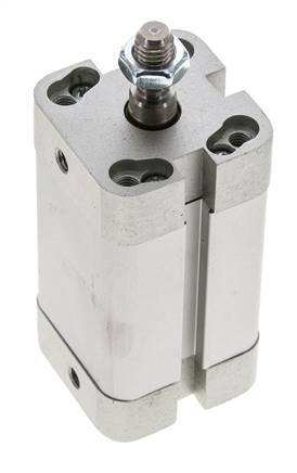 ISO 21287 Compact Double Acting Cylinder 25-37mm - Magnetic - Male Rod