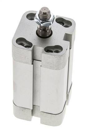 ISO 21287 Compact Double Acting Cylinder 25-37mm - Magnetic - Male Rod