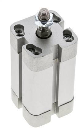 ISO 21287 Compact Double Acting Cylinder 25-37mm - Magnetic - Male Rod