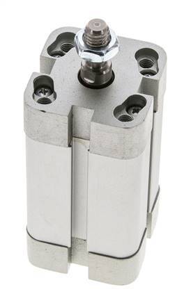 ISO 21287 Compact Double Acting Cylinder 25-37mm - Magnetic - Male Rod