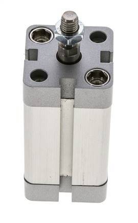 ISO 21287 Compact Double Acting Cylinder 25-40mm - Magnetic - Male Rod