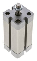 ISO 21287 Compact Double Acting Cylinder 25-50mm - Magnetic - Male Rod