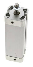 ISO 21287 Compact Double Acting Cylinder 25-80mm - Magnetic - Male Rod