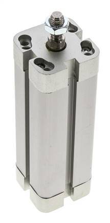 ISO 21287 Compact Double Acting Cylinder 25-80mm - Magnetic - Male Rod
