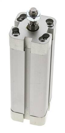 ISO 21287 Compact Double Acting Cylinder 25-80mm - Magnetic - Male Rod