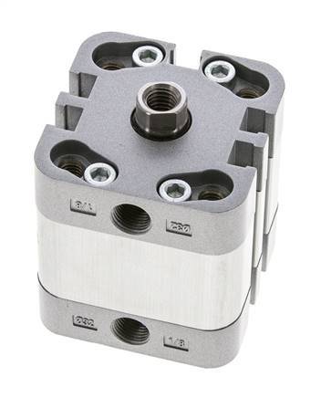 ISO 21287 Compact Double Acting Cylinder 32-10mm - Magnetic