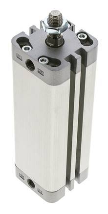 ISO 21287 Compact Double Acting Cylinder 32-100mm - Magnetic - Male Rod