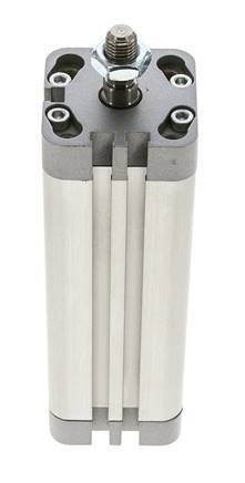 ISO 21287 Compact Double Acting Cylinder 32-100mm - Magnetic - Male Rod