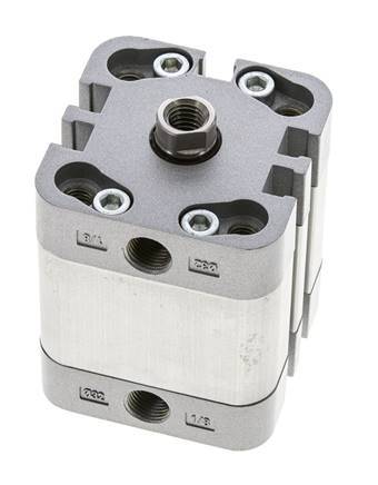 ISO 21287 Compact Double Acting Cylinder 32-15mm - Magnetic