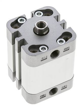 ISO 21287 Compact Double Acting Cylinder 32-20mm - Magnetic
