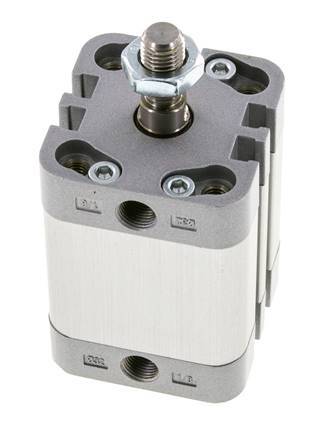 ISO 21287 Compact Double Acting Cylinder 32-25mm - Magnetic - Male Rod