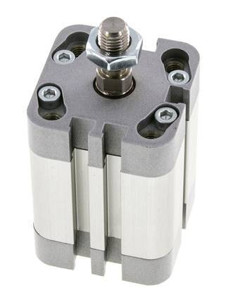 ISO 21287 Compact Double Acting Cylinder 32-25mm - Magnetic - Male Rod