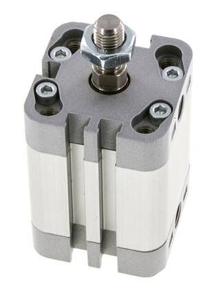 ISO 21287 Compact Double Acting Cylinder 32-25mm - Magnetic - Male Rod