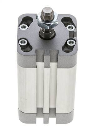 ISO 21287 Compact Double Acting Cylinder 32-40mm - Magnetic - Male Rod