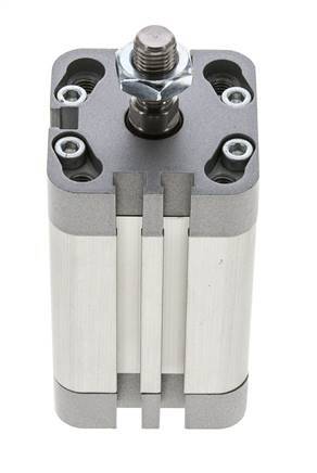ISO 21287 Compact Double Acting Cylinder 32-40mm - Magnetic - Male Rod