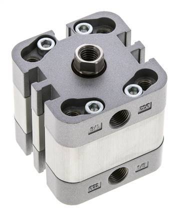 ISO 21287 Compact Double Acting Cylinder 32-5mm - Magnetic