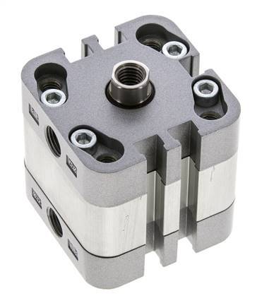 ISO 21287 Compact Double Acting Cylinder 32-5mm - Magnetic