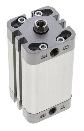 ISO 21287 Compact Double Acting Cylinder 32-50mm - Magnetic