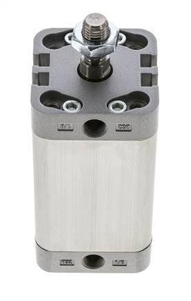 ISO 21287 Compact Double Acting Cylinder 32-50mm - Magnetic - Male Rod