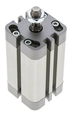 ISO 21287 Compact Double Acting Cylinder 32-50mm - Magnetic - Male Rod