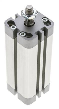ISO 21287 Compact Double Acting Cylinder 32-80mm - Magnetic - Male Rod