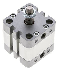 ISO 21287 Compact Double Acting Cylinder 40-10mm - Magnetic - Male Rod