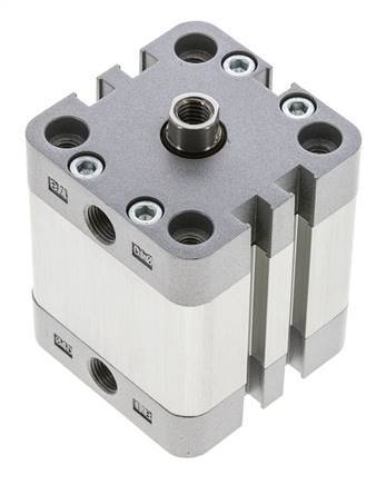 ISO 21287 Compact Double Acting Cylinder 40-20mm - Magnetic