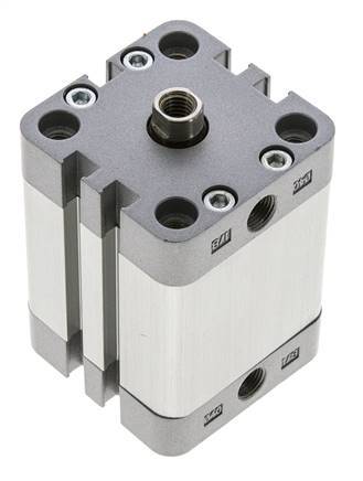 ISO 21287 Compact Double Acting Cylinder 40-30mm - Magnetic