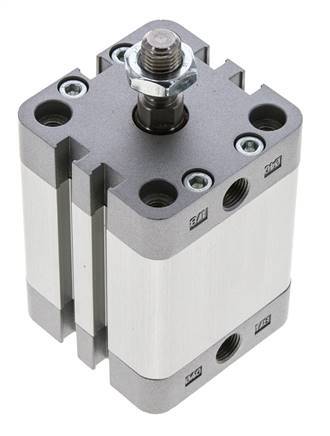 ISO 21287 Compact Double Acting Cylinder 40-30mm - Magnetic - Male Rod
