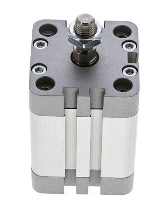 ISO 21287 Compact Double Acting Cylinder 40-30mm - Magnetic - Male Rod