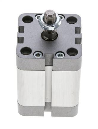 ISO 21287 Compact Double Acting Cylinder 40-30mm - Magnetic - Male Rod