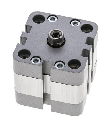 ISO 21287 Compact Double Acting Cylinder 40-5mm - Magnetic