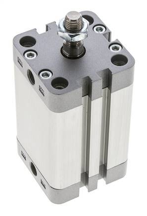 ISO 21287 Compact Double Acting Cylinder 40-50mm - Magnetic - Male Rod