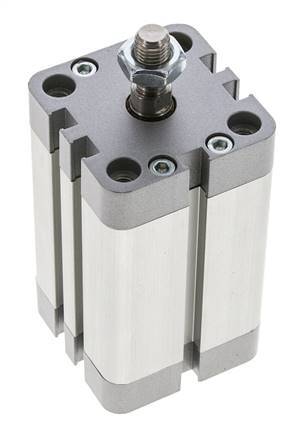 ISO 21287 Compact Double Acting Cylinder 40-50mm - Magnetic - Male Rod