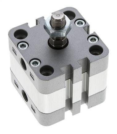 ISO 21287 Compact Double Acting Cylinder 40-5mm - Magnetic - Male Rod