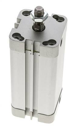 ISO 21287 Compact Double Acting Cylinder 40-80mm - Magnetic - Male Rod