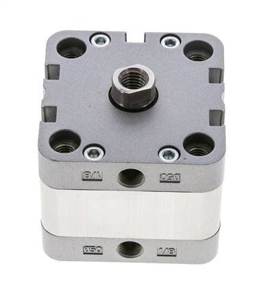 ISO 21287 Compact Double Acting Cylinder 50-10mm - Magnetic