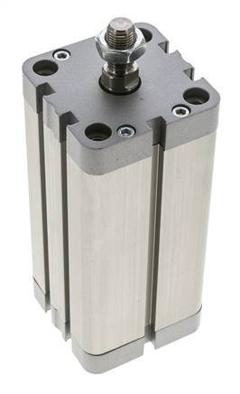 ISO 21287 Compact Double Acting Cylinder 50-100mm - Magnetic - Male Rod