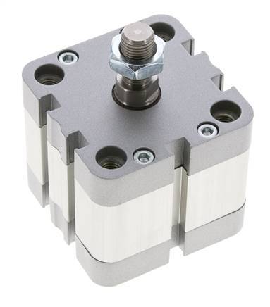 ISO 21287 Compact Double Acting Cylinder 50-15mm - Magnetic - Male Rod