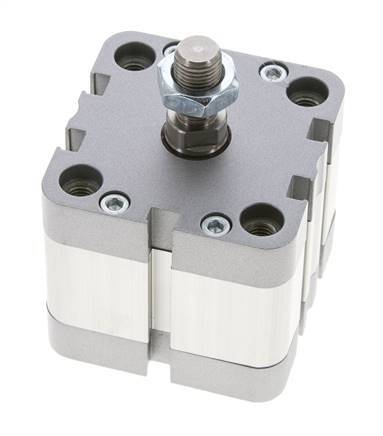 ISO 21287 Compact Double Acting Cylinder 50-15mm - Magnetic - Male Rod