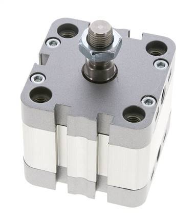 ISO 21287 Compact Double Acting Cylinder 50-15mm - Magnetic - Male Rod