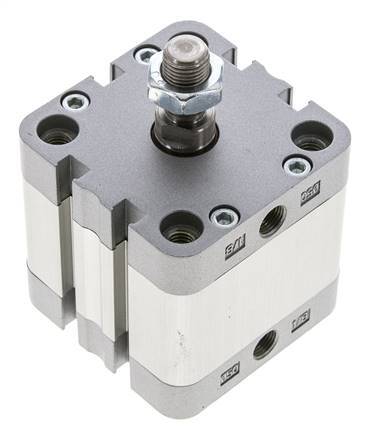 ISO 21287 Compact Double Acting Cylinder 50-20mm - Magnetic - Male Rod
