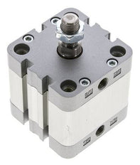 ISO 21287 Compact Double Acting Cylinder 50-20mm - Magnetic - Male Rod