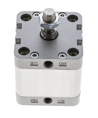 ISO 21287 Compact Double Acting Cylinder 50-25mm - Magnetic - Male Rod