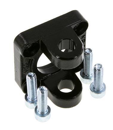 Clevis Female 32 mm ISO 15552 ISO 21287 Burnished steel