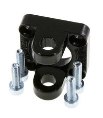 Clevis Female 32 mm ISO 15552 ISO 21287 Burnished steel