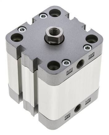 ISO 21287 Compact Double Acting Cylinder 50-30mm - Magnetic