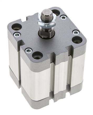 ISO 21287 Compact Double Acting Cylinder 50-30mm - Magnetic - Male Rod